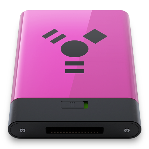 Pink Firewire B Icon 512x512 png